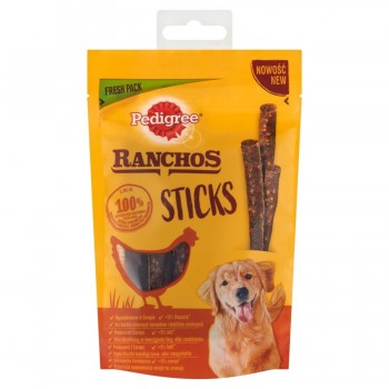 Pedigree Ranchos Sticks with chicken - dog treat - 60g