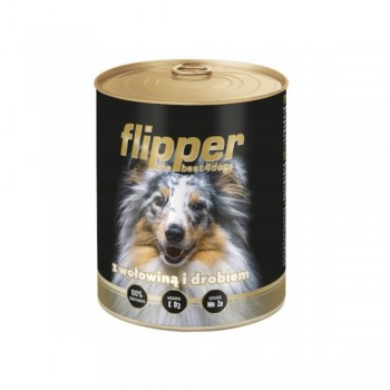 DOLINA NOTECI Flipper - Beef with poultry - wet dog food - 800 g
