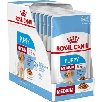 ROYAL CANIN SHN Medium Puppy in sauce - wet puppy food - 10x140g