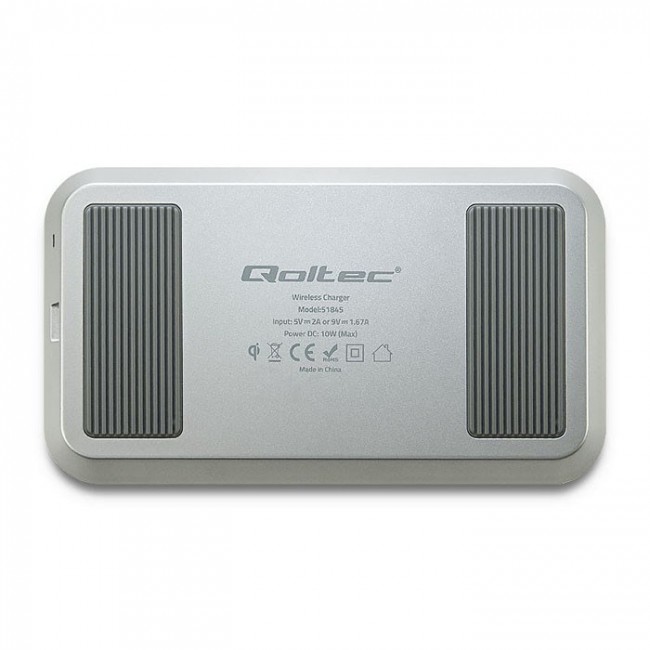 Qoltec 51845 mobile device charger Silver Indoor