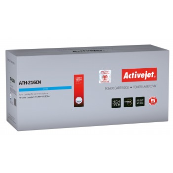 Activejet ATH-216CN Toner Cartridge for HP printers, Replacement HP 216A W2411A Supreme 850 pages cyan, with chip