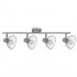 Activejet GIZEL quadruple ceiling wall light strip chrome E14 wall lamp for living room