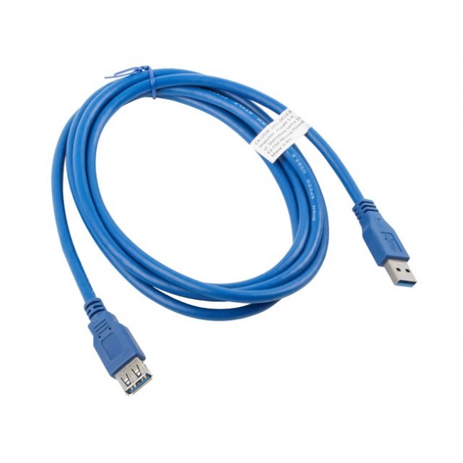 Lanberg CA-US3E-10CC-0018-B USB cable 1.8 m USB 3.0 USB A blue
