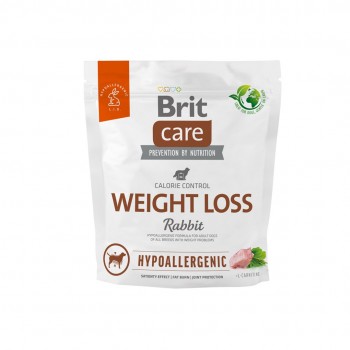 BRIT Care Hypoallergenic Adult Weight Loss Rabbit - dry dog food - 1 kg