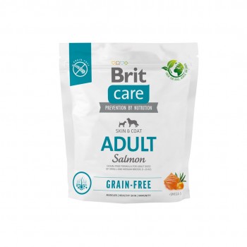 BRIT Care Dog Grain-free Adult Small & Medium Salmon - dry dog food - 1 kg