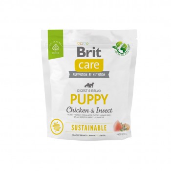 BRIT Care Dog Sustainable Puppy Chicken & Insect - dry dog food - 1 kg