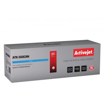 Activejet ATK-560CAN toner (replacement for Kyocera TK-560C Premium 10000 pages cyan)