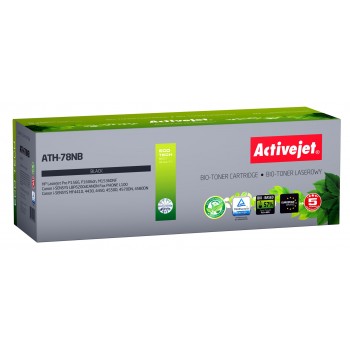 BIO Activejet ATH-78NB toner for HP, Canon printers, Replacement HP 78A CE278A, Canon CRG-728 Supreme 2500 pages black. ECO Toner.