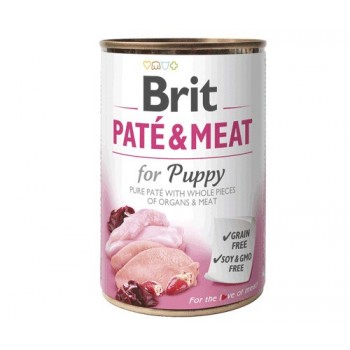 BRIT Pat & Meat Puppy Chicken - wet dog food - 400g