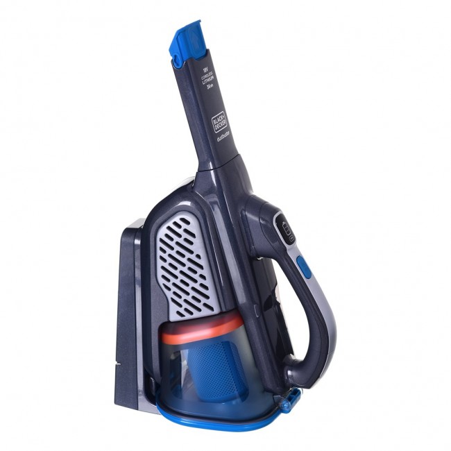 Black & Decker BHHV520BF handheld vacuum Black, Blue, Silver Bagless