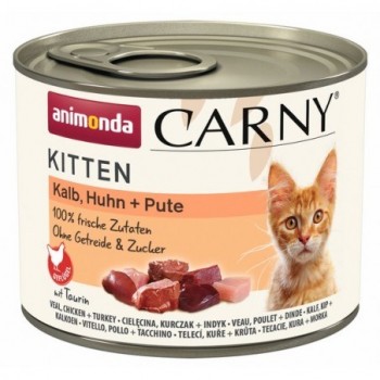 ANIMONDA Carny Kitten Veal Chicken Turkey - wet cat food - 200 g