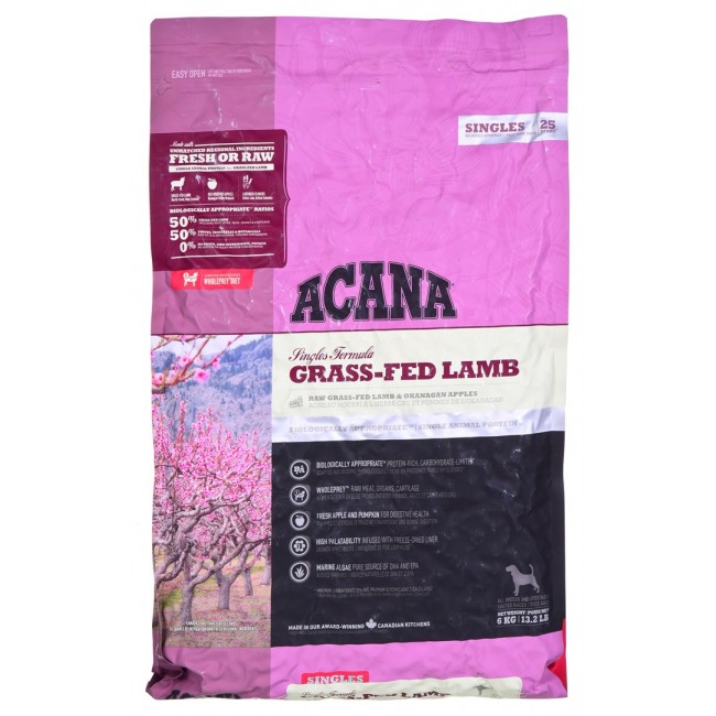 ACANA Singles Grass-Fed Lamb - dry dog food - 6 kg