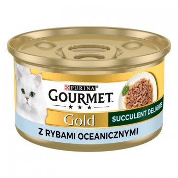 PURINA Gourmet Gold Succulent Delights Ocean fish - wet cat food - 85g