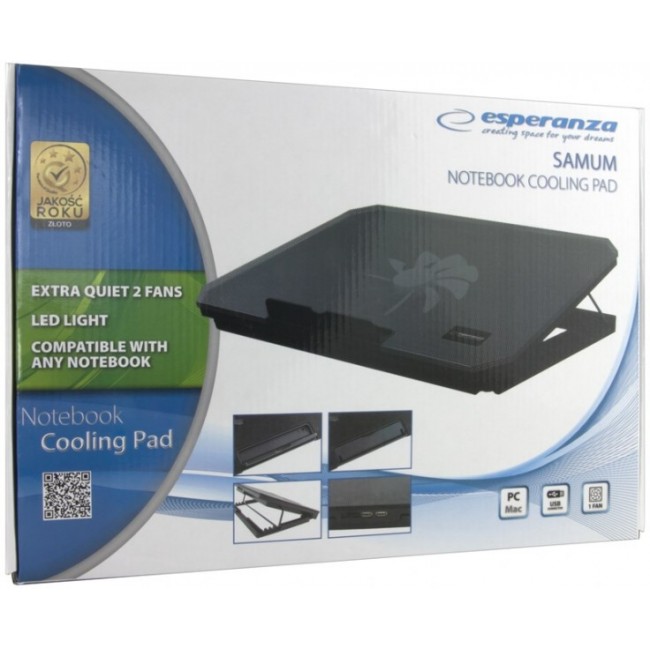 Esperanza EA141 notebook cooling pad 1200 RPM