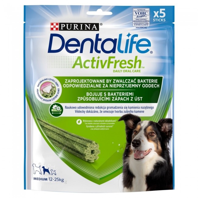 PURINA Dentalife Active Fresh Medium - Dental snack for dogs - 115g