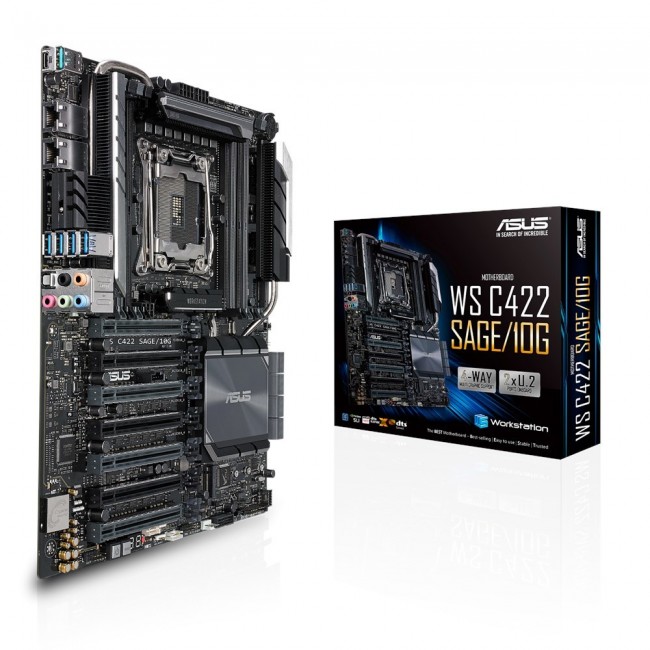 ASUS WS C422 SAGE/10G Intel C422 LGA 2066 (Socket R4) CEB