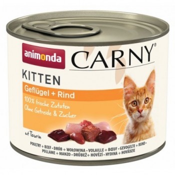 ANIMONDA Carny Kitten Poultry Beef - wet cat food - 200 g