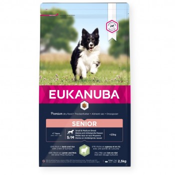 Eukanuba MATURE & SENIOR 2.5kg Adult Lamb, Rice