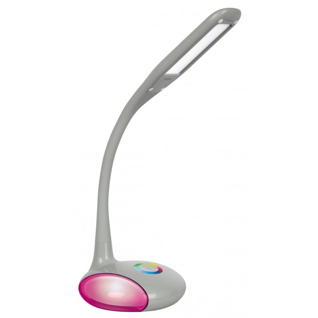 Activejet LED desk lamp VENUS GREY with RGB base