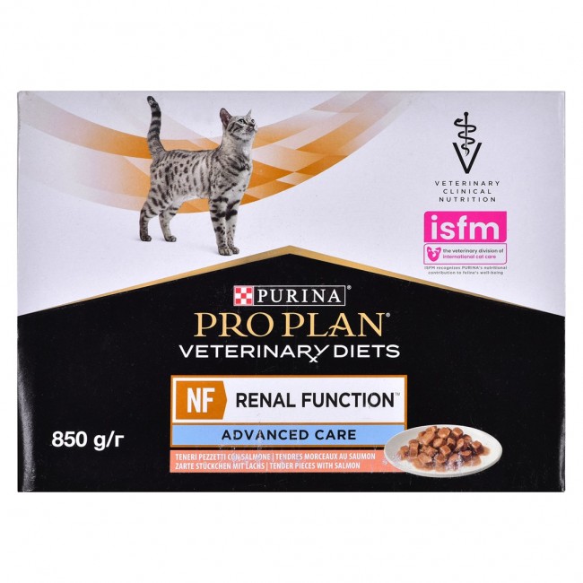 PURINA NF Renal Function Feline Salmon - wet cat food - 10x85g