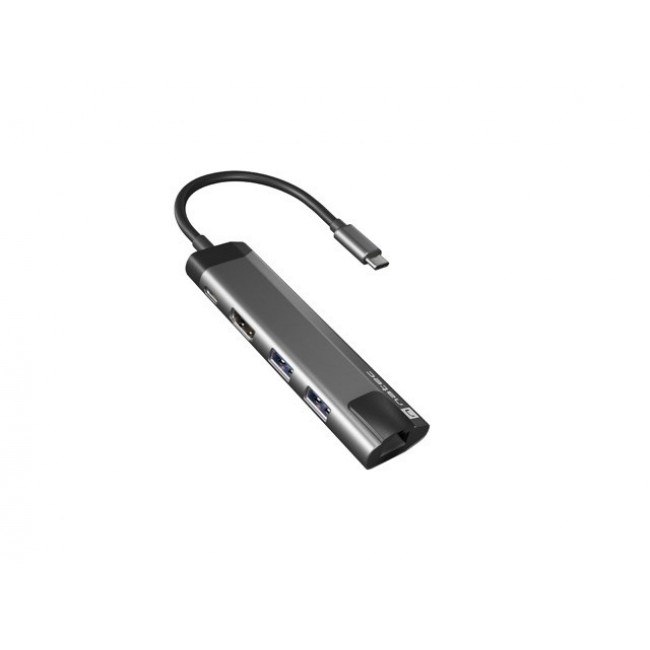 NATEC MULTIPORT FOWLER GO USB-C - HUB USB, HDMI