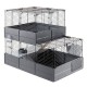 FERPLAST Multipla Double - modular cage for rabbit or guinea pig - 107.5 x 72 x 96.5 cm