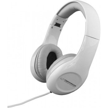 Esperanza EH138W headphones/headset Wired Head-band Music White