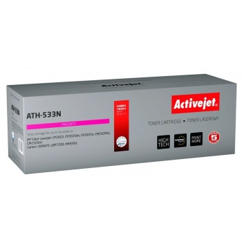 Activejet ATH-533N Toner (replacement for HP 304A CC533A, Canon CRG-718M Supreme 3200 pages magenta)