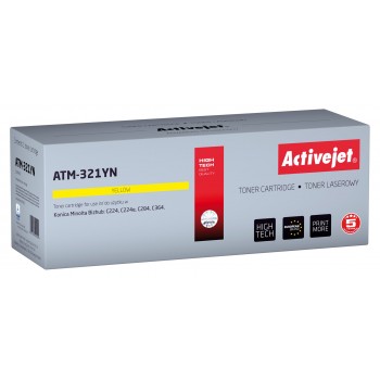 Activejet ATM-321YN toner (replacement for Konica Minolta TN321Y Supreme 25000 pages yellow)