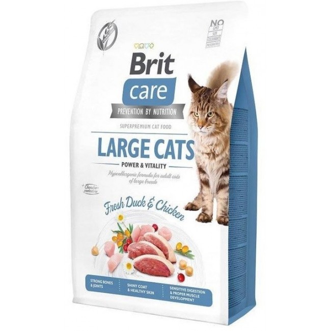 BRIT Care Grain-Free Adult Large Cats - dry cat food - 2 kg