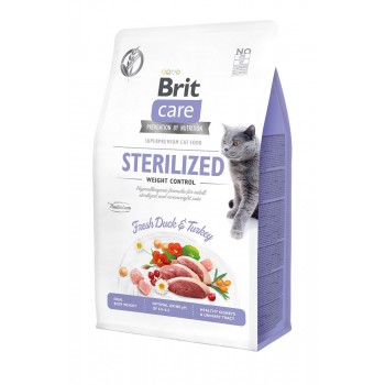 BRIT Care Grain-Free Sterilized Weight Control - dry cat food - 2 kg