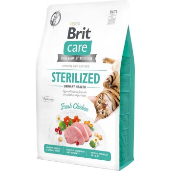 BRIT Care Grain-Free Sterilized Urinary - dry cat food - 2 kg