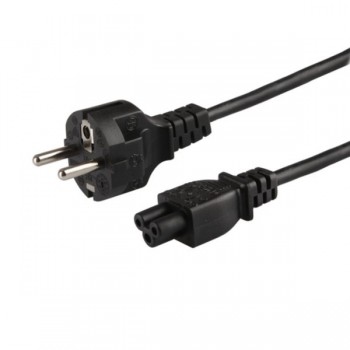 Savio CL-81 power cable Black 1.8 m Power plug type E IEC C5