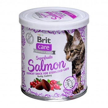 BRIT Care Superfruits Salmon - cat treats - 100 g