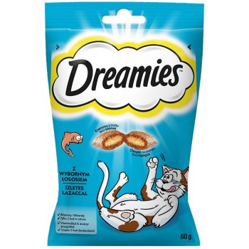 Dreamies 4008429037962 dog / cat treat Snacks Salmon 60 g
