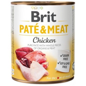 BRIT Pat & Meat with chicken - wet dog food - 800g