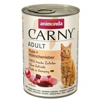 ANIMONDA Cat Carny Adult Turkey with chicken liver - wet cat food - 400 g
