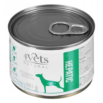 4VETS Natural Hepatic Dog - wet dog food - 185 g