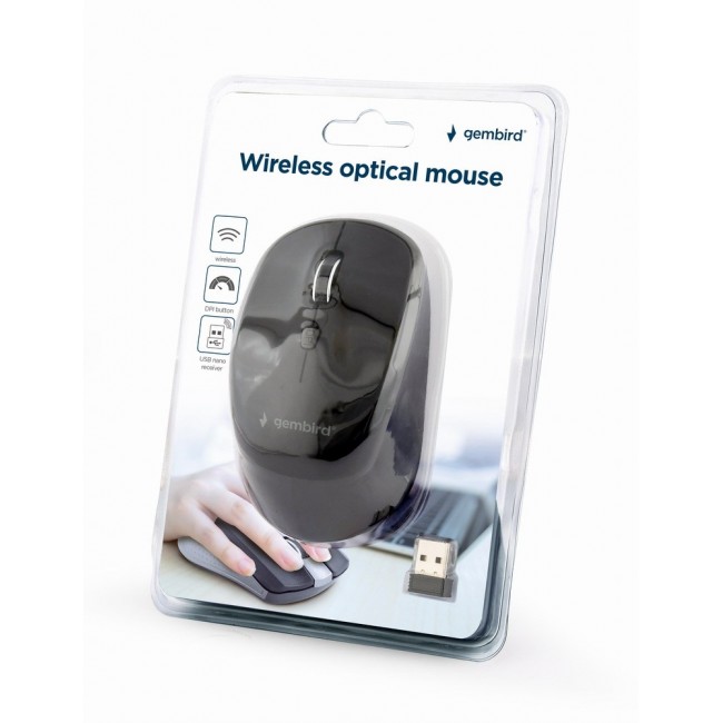 Gembird MUSW-4B-05 mouse RF Wireless Optical 1600 DPI