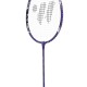 Wish Alumtec badminton racket set 4466 2 purple rackets + 3 shuttlecocks + net + lines