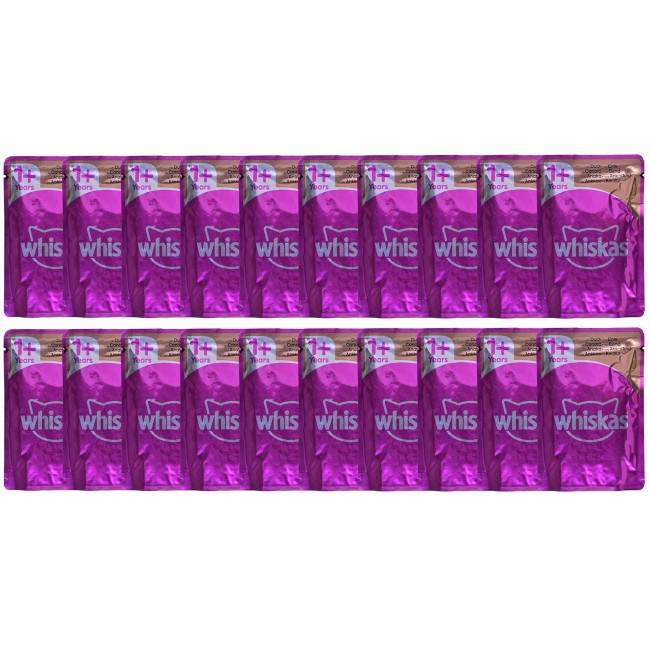 WHISKAS Poultry Feasts in Jelly - wet cat food - 80x85 g
