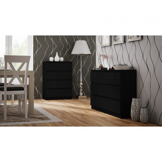Topeshop M4 CZER chest of drawers