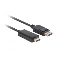 Lanberg CA-DPHD-11CC-0050-BK cable gender changer DisplayPort HDMI Black