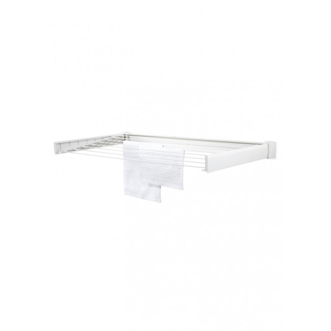 Leifheit 83305 laundry drying rack/line Wall-mounted rack White