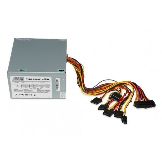 iBox CUBE II power supply unit 400 W 20+4 pin ATX ATX Silver
