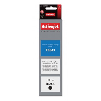 Activejet AE-664Bk Ink cartridge (replacement for Epson T6641 Supreme 100 ml black)