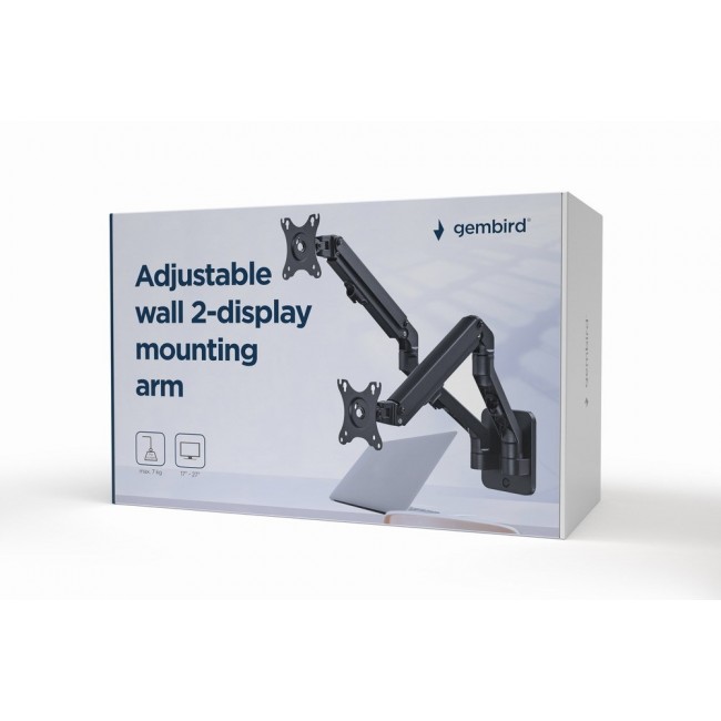 Gembird MA-WA2-01 monitor mount / stand 68.6 cm (27