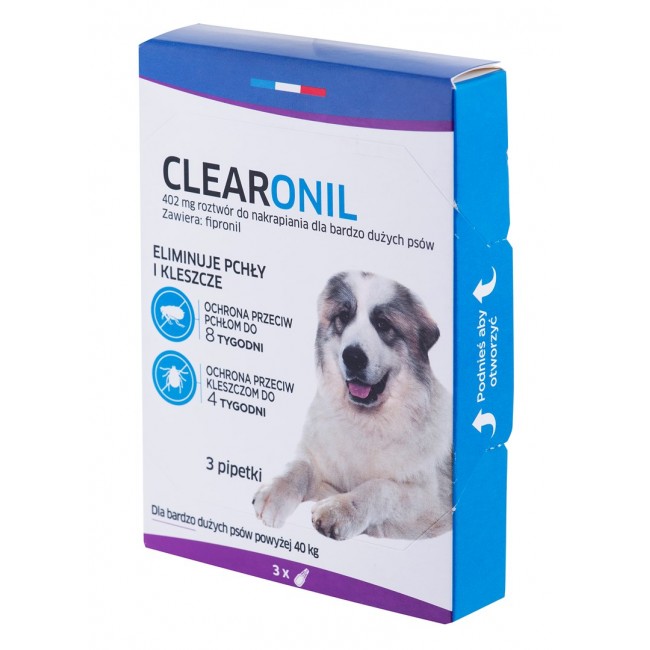 FRANCODEX Clearonil Large breed - anti-parasite drops for dogs - 3 x 402 mg