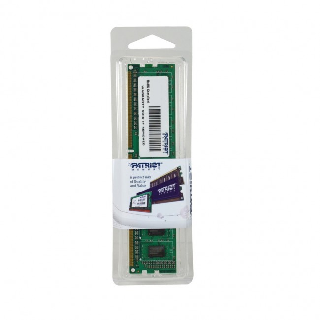 Patriot Memory 4GB PC3-12800 memory module 1 x 4 GB DDR3 1600 MHz