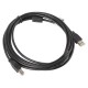 Lanberg CA-USBA-11CC-0030-BK USB cable 3 m USB 2.0 USB B Black